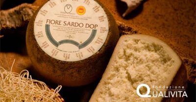 Fiore Sardo, a cheese adorned with edible flowers