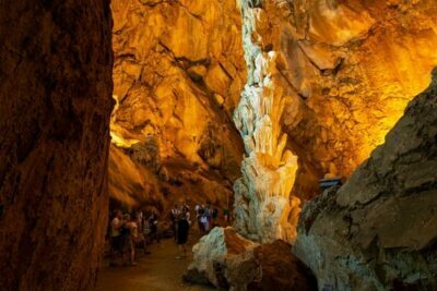 Ispinigoli caves grotto guided tour Dorgali Sardinia