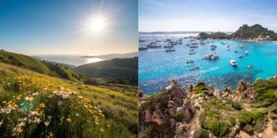 Easter in Sardinia spring countryside landscape Easter in Sardinia spring countryside landscape